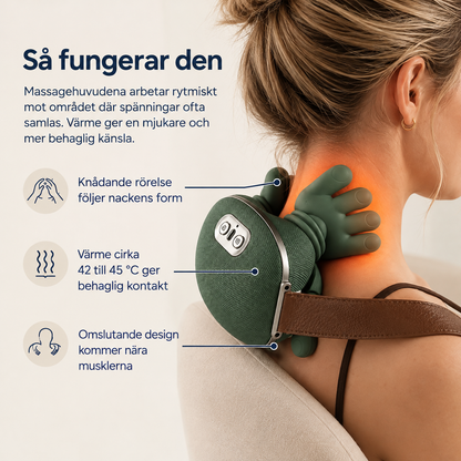 Nackkramaren™ – Värmande djupmassage som får nacksmärtan att släppa